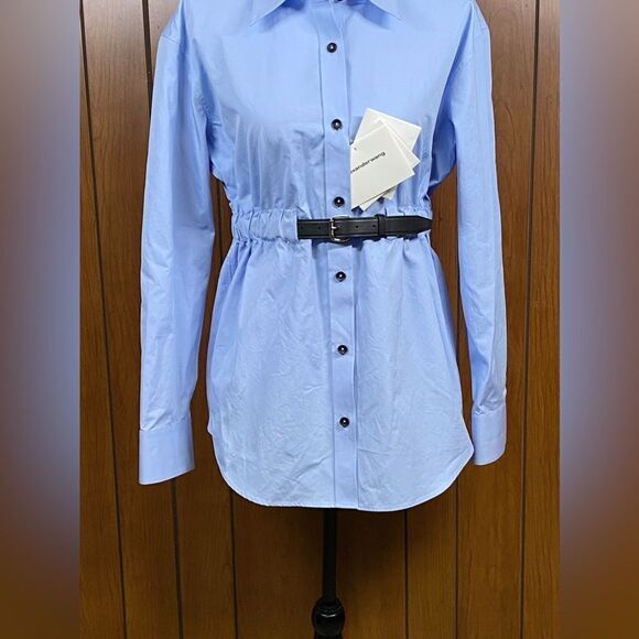 Alexander Wang Oversized Belted Cotton Shirt size M - Picture 9 of 16